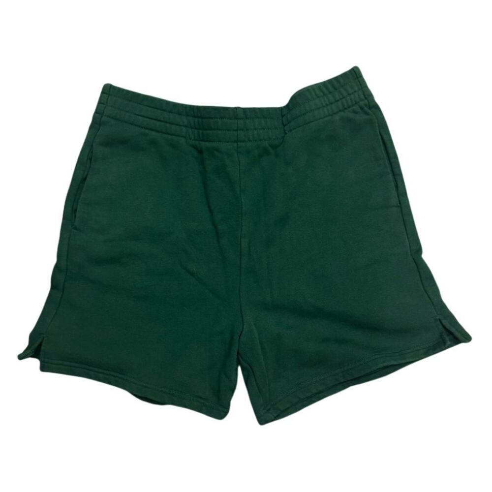 Reformation Green Fleece Sweat Athletic Shorts Size M